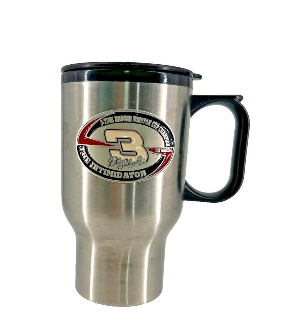Dale Earnhardt Stainless Steel Mug Coffee #3 The Intimidator. Pre-owned